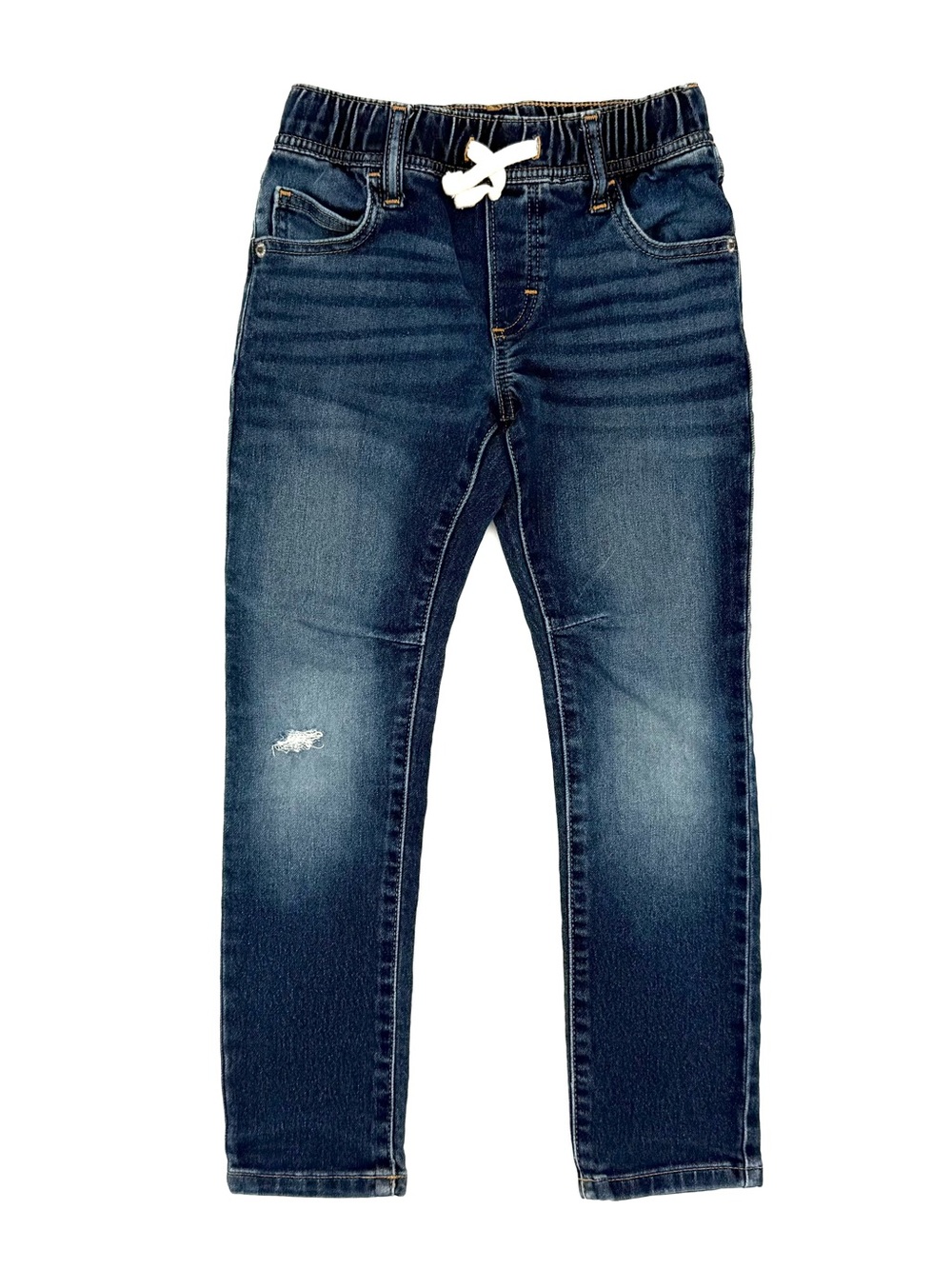 EUC Gap Denim Little Boys Stretch Slim Dark Wash Jeans in Navy S 6-7